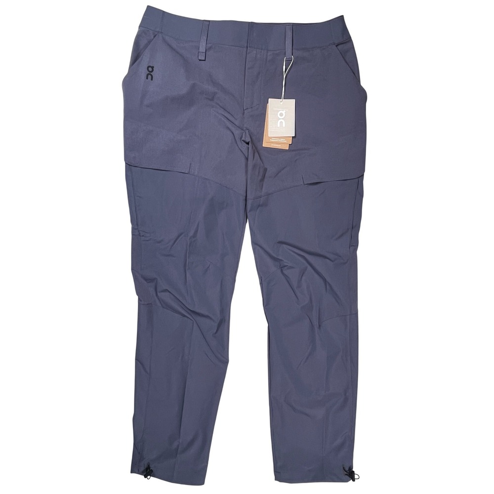 New On Explorer Pants Women XL Flint Purple Water Repellent Hiking Gorpcore NWT